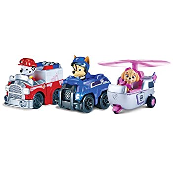 šۡ͢ʡ̤ѡPaw Patrol Rescue Racers 3 Pack Vehicle Set Marshall/Chas...