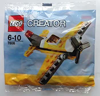 【中古】【輸入品・未使用未開封】LEGO Creator: イエロー 飛行機 セット 7808 (袋詰め)