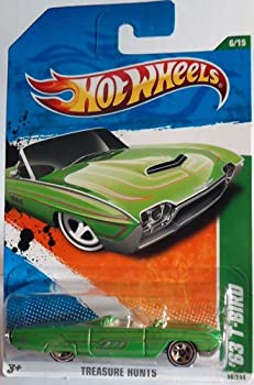 ڥݥȥå桪ۡšۡ͢ʡ̤̤2011 Hot Wheels '63 T-Bird (1963 Ford Thunderbird convertible) T-Hunt 6 of 15 #56 Green regular treasure hunt