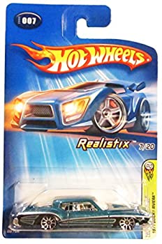 【中古】【輸入品・未使用】Mattel Hot Wheels 2005 1:64 Scale Blue 1971 Buick Riviera Die Cast Car #007