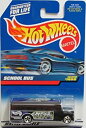 yÁzyAiEgpzMattel Hot Wheels 1999 1:64 Scale Black School Bus Die Cast Car Collector #1055