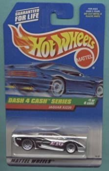 【中古】【輸入品 未使用】Mattel Hot Wheels 1998 1:64 Scale Dash 4 Cash Series Black Silver Jaguar XJ220 Die Cast Car 1/4