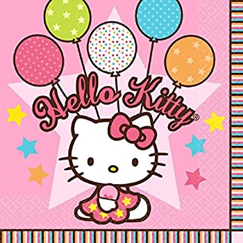 【中古】【輸入品・未使用】Hello Kitty Balloon Dreams Lunch Napkins ハローキティバルーンドリームランチナプキン♪ハロウィン♪クリスマス♪