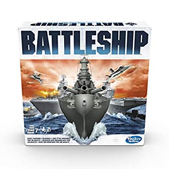 【中古】【輸入品 未使用】Hasbro A3264 BATTLESHIP- The Classic Naval Combat Game- Family Board Games- 2 Players- Ages 7 Grey/ White/ Blue 並行輸入品