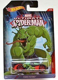 【中古】【輸入品・未使用未開封】HOT WHEELS MARVEL ULTIMATE SPIDER MAN POWER PISTONS LIZARD 7/10