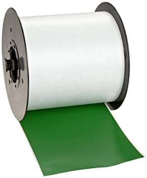 yÁzyAiEgpzBrady 113204 MiniMark 100' Length x 4 Width B-595 Vinyl Green Indoor/Outdoor Industrial Label Printer Super Tough Tape by Brady