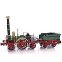 【中古】【輸入品・未使用】和訳付 蒸気機関車 アドラー号(木製模型キット)