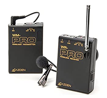 【中古】【輸入品・未使用】Azden WLX-PRO+i VHF Wireless Lavalier System for Cameras & Mobile Devices by Azden