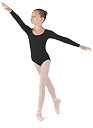 【中古】【輸入品・未使用】Bloch Girl 's Essential長袖快適ソフトレオタード US サイズ: 8-10 Big Kids カラー: ブラック