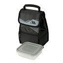【中古】【輸入品・未使用】Arctic Zone Insulated Lunch Box (Dark Grey and Black) with Free Food Container by Arctic Zone