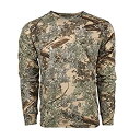 【中古】【輸入品・未使用】King's Camo コットン長袖ハンティングTシャツ L