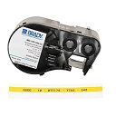 【中古】【輸入品・未使用】Brady MC-125-342-YL Polyolefin B-342 Black on Yellow Label Maker Ca...