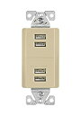 yÁzyAiEgpzEaton 7750V-BOX 5.0 Amp 5V DC USB Charging Station Ivory by Eaton's Wiring Devices