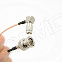 【中古】【輸入品・未使用】Eonvic BNCオス→直角DIN1.0/2.3 RG179 同軸 75ohm SDI ピグテール ブラックマジックケーブル 15cm(2)