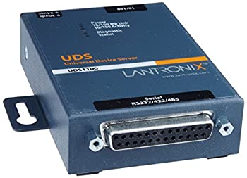 【中古】【輸入品 未使用】Lantronix Device Server UDS1100 One Port Serial (RS232/ RS422/ RS485) to IP Ethernet UL864 - Device server - 10Mb LAN 100Mb LAN RS-232