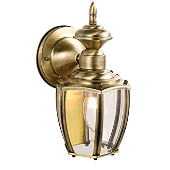 yÁzyAiEgpzDesign House 501478 Jackson 1 Light Indoor/Outdoor Wall Light Antique Brass by Design House