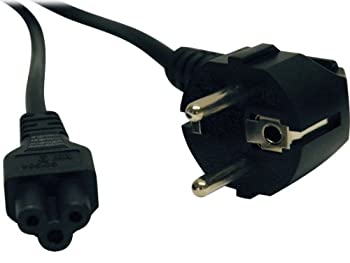 yÁzyAiEgpzTripp Lite 2-Prong European Computer Power Cord (C5 to SCHUKO CEE 7/7) 6-ft.