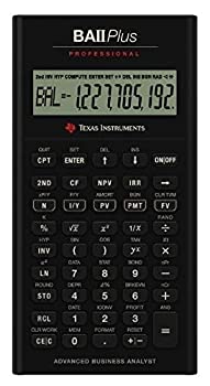 【中古】【輸入品・未使用】Texas Instruments BA II Plus Professional Advanced Financial Calculator by Texas Instruments