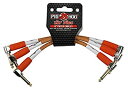 【中古】【輸入品・未使用】Pig Hog Instrument Cables Lil Pigs 6 in. Patch Cables Orange Cream by PigHog