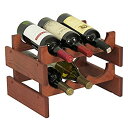 【中古】【輸入品・未使用】Wooden Mallet WR32MH 6 Bottle Dakota Wine Rack