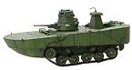 【中古】【輸入品・未使用】プラッツ 1/72 第二次世界大戦 日本海軍 水陸両用戦車 特二式内火艇 カミ 海上浮航形態 (後期型フロート付き) 1944年 フィリピン レイテ島オルモ