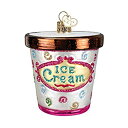 【中古】【輸入品・未使用】Old World Christmas Ice Cream Carton Glass Ornament