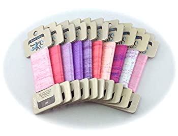 【中古】【輸入品・未使用】River Silks Petunia Collection - 4mm Silk Ribbons by River Silks Ribbons