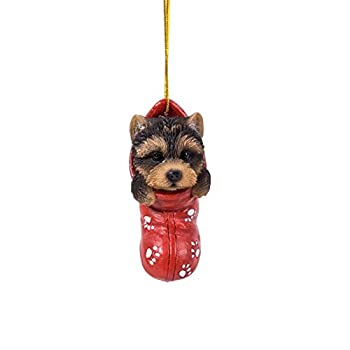 Yorkie★Puppy装飾用祝日Festiveクリスマス吊り下げオーナメント（新古品）