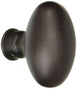 【中古】【輸入品・未使用】(Distressed Venetian Bronze) - Baldwin Hardware 5025.412.MR Estate Oval Knob Indoor Door Handle(3)