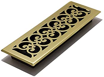 šۡ͢ʡ̤ѡ(Brass Finish) - Decor Grates SPH414 10cm by 36cm Scroll ...