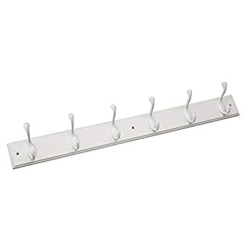 šۡ͢ʡ̤ѡ(white) - Brainerd 6 Heavy Duty Coat and Hat Hook Rail Fl...