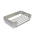 【中古】【輸入品・未使用】(Satin Nickel) - Allied Brass BSK-30SR-SN Solid Rectangular Shower Basket Satin Nickel(3)