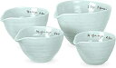 【中古】【輸入品・未使用】Portmeirion Sophie Conran Celadon Measuring Cups Set of 4 by Portme...