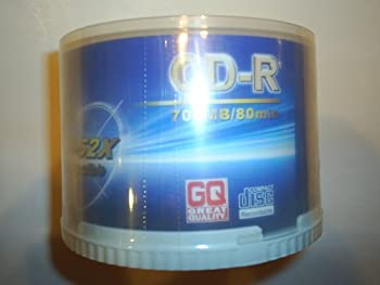 【中古】【輸入品・未使用】GQ Great品質CD - R 700?MB / 80分???50パックスピンドル