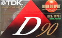 【中古】【輸入品・未使用】TDK オーディオカセット D90 IEC I/Type I 高出力 90分 (7パック)