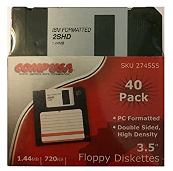 【中古】【輸入品・未使用】FD 3.5インチ1.44?MB 720?KB 40パック