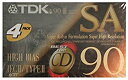 【中古】【輸入品・未使用】TDK sa90?High Bias IECII / TypeII 4パック空白Cassettes