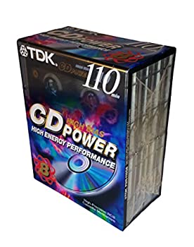 【中古】【輸入品・未使用】TDK CD電源110高バイアス高エネルギーパフォーマンス空白オーディオカセットテープ???8パック