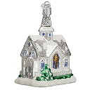 【中古】【輸入品・未使用】Old World Christmas 教会コレクション ガラス吹きオーナメント クリスマスツリースパークリング大聖堂