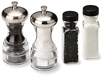 yÁzyAiEgpzOlde Thompson Aspen Peppermill and Salt Grinder with Bonus Pepper and Salt