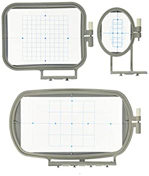 【中古】【輸入品・未使用】3-Piece Embroidery Hoop Set for Brother Embroidery Machines - SE400 PE500 LB6800 ---- SE270D SE350 SE400 PE-300S PE-400D PE500 HE-120 H