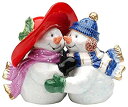 【中古】【輸入品・未使用】Cosmos Gifts 56515雪だるまカップル塩、コショウセット、3???1?/ 2インチ