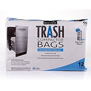 【中古】【輸入品 未使用】BestAir Trash Compactor Bags(16 039 039 D. x 9 039 039 W. x 17 039 039 Hpack of 12) by RPS PRODUCTS