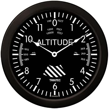 【中古】【輸入品・未使用】Trintec Massive 14 Aviation Classic Altimeter Wall Clock 9060-14 Aviatrix by Trintec