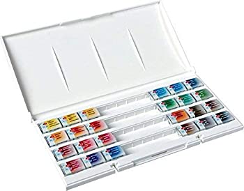 yÁzyAiEgpzWhite Night Artists Watercolour Artists watercolours set 24 pans plastic box by White Nights Watercolour