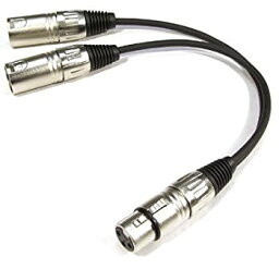 【中古】【輸入品・未使用】Kirlin 3 Foot Patch Y Cable Cords - XLR Female To Dual XLR Male Cables - 3' Pro Series Y-Cable Cord Splitter by Kirlin