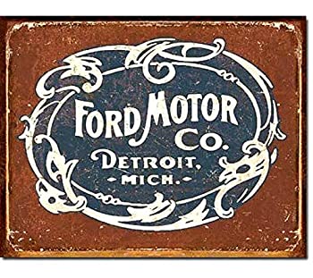 ブリキ看板★Ford - Historic Logo（新古品）
