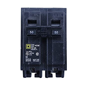 yÁzyAiEgpzSquare D HOM250 Type HOM Homeline 2 Pole 50A 120/240V Miniature Circuit Breaker