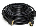 【中古】【輸入品・未使用】Monoprice 約15.2m (50 フィート) スーパー VGA M/M CL2 定格 (インウォール取付用) ケーブル フェライト コア付き (金メッキ)(2)