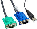 【中古】【輸入品・未使用】16ft VGA USB KVM Cable